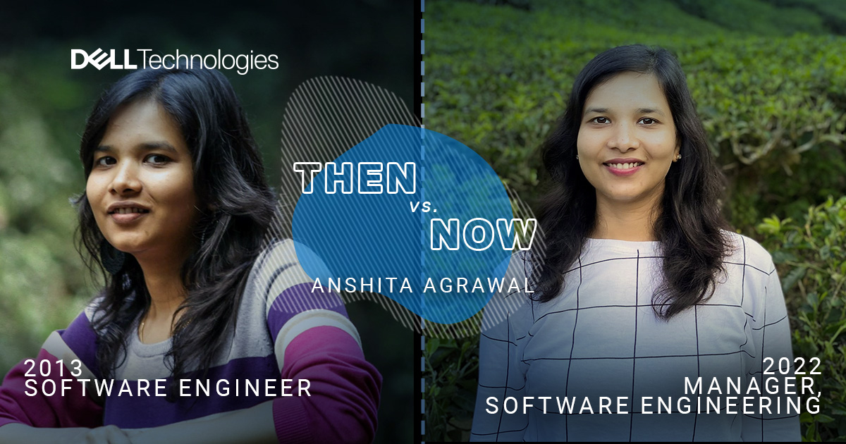 Anshita then vs now 